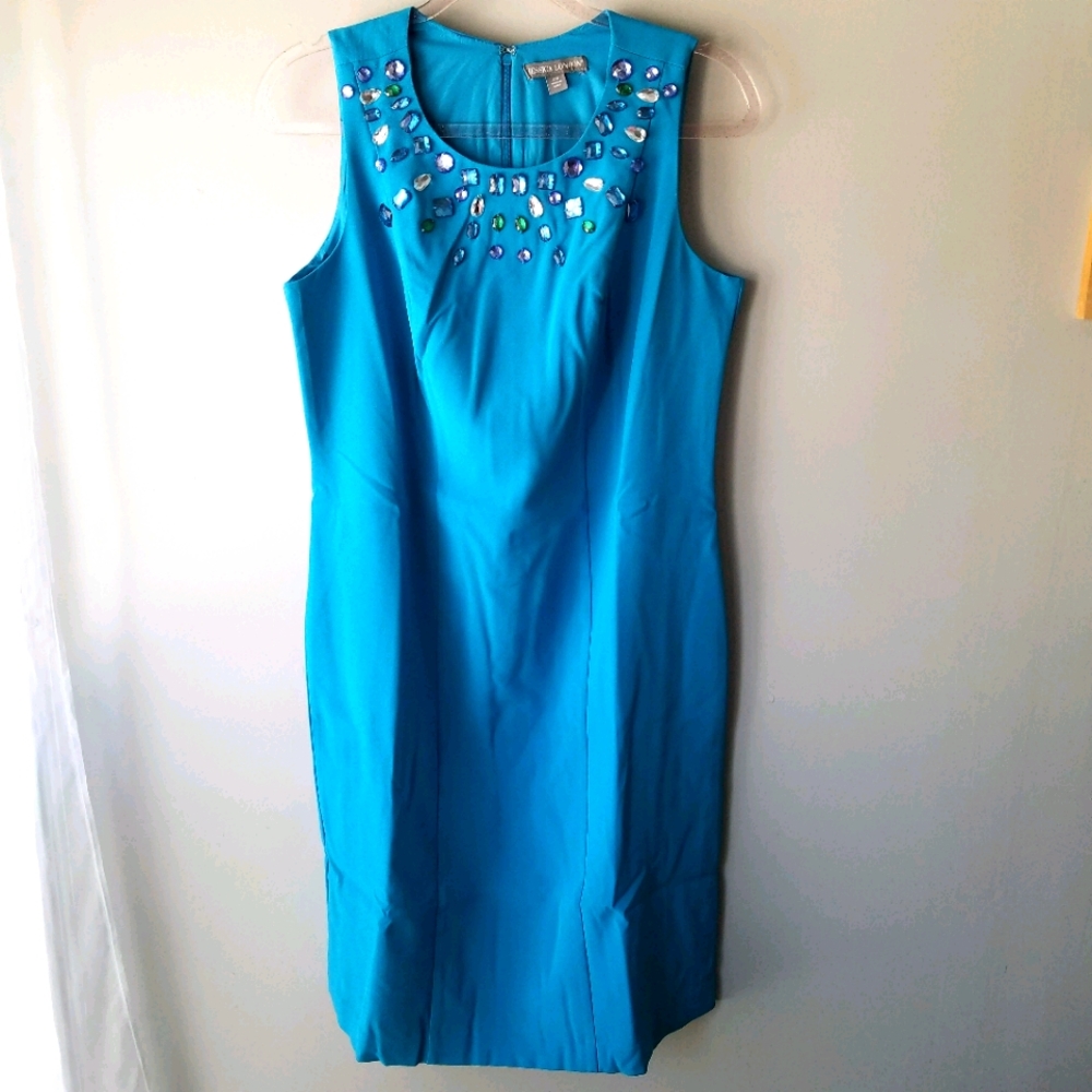 Jessica London Jewelled Sleeveless Dress Size 12W Style 03-1935-7